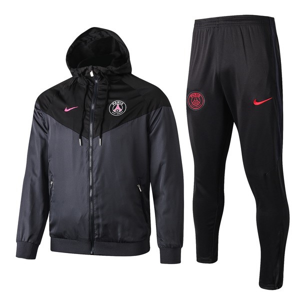 Rompevientos Conjunto Completo Paris Saint Germain 2019-20 Negro Rosa